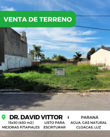 VENTA de TERRENO - DR. VITOR, PARANA 