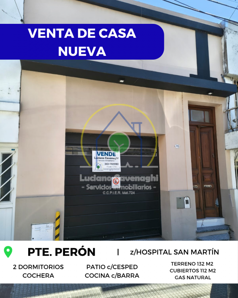🏡 VENTA de CASA A ESTRENAR - PTE. PERON, PARANA 🪴
