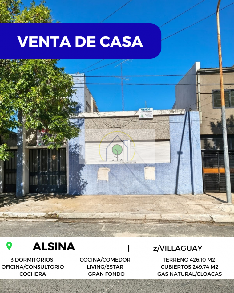 VENTA de GRAN CASA - ALSINA, PARANA
