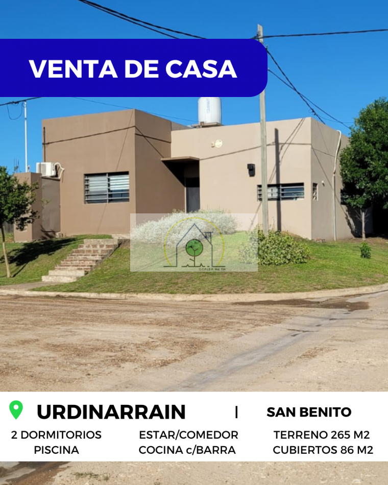 VENTA de CASA en ESQUINA - URDINARRAIN, SAN BENITO